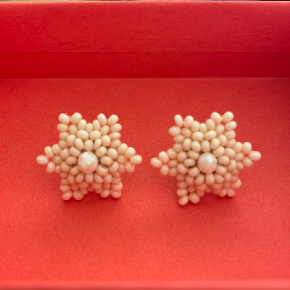 Hand Beaded Chaquira Earrings